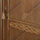 Шкаф 4-дверный Элеганца (орех золото)