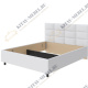 Кровать ComoVeda 8 — 140х200 см Экокожа (Белый)