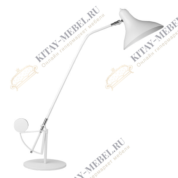 764906  (MТ14003041-1А)  Настольная лампа MANTI 1х40W  E14 White (в комплекте)