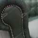 Прямой диван Прадо Премиум, трёхместный, искусственная кожа, цвет grin, каретная стяжка, категория 2