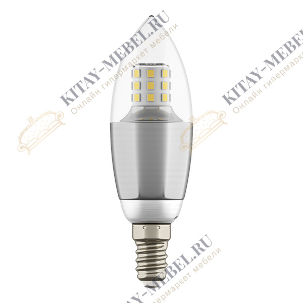 940544 Лампа LED 220V C35 E14 7W=70W 460LM 60G CL/CH 4000K 20000H (в комплекте)