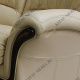 Угловой раскладной диван Бакарди с французским механизмом трансформации, четырёхместный, обивка кожа