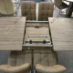 Лаковый стол обеденный трансформер Soho 160-210 (кэмел)