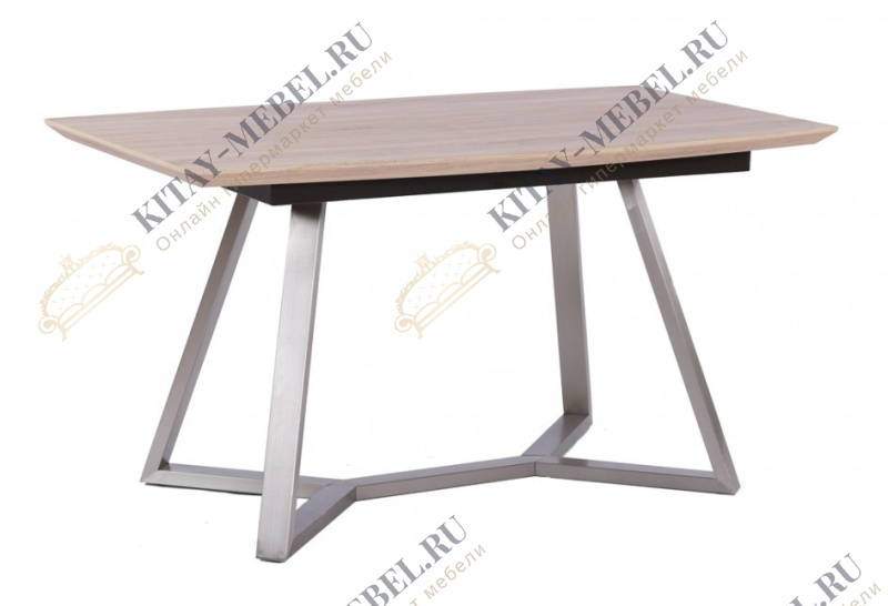 Лаковый стол обеденный трансформер Soho 140-180 (дуб)