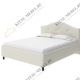 Кровать ComoVeda 7 — 120х190 см Экокожа (Белый)