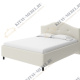 Кровать ComoVeda 7 — 90х190 см Экокожа (Белый)