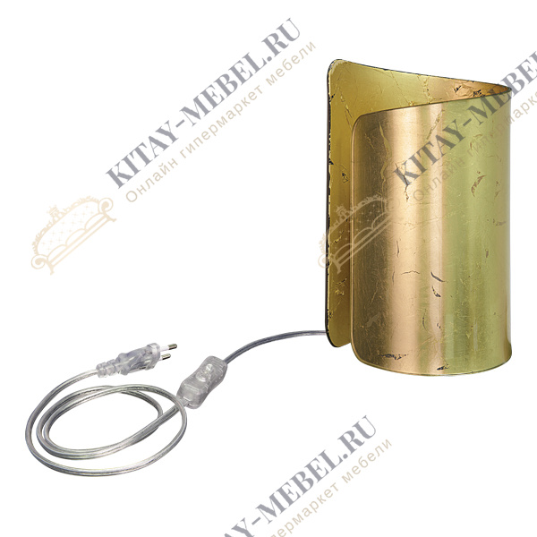 811912 (MT6000-1GL) Настольная лампа  PITTORE 1х40W  E27 GOLDEN (в комплекте)