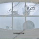 Кухня прямая Юлия окно №2, фасады ПВХ, стекло, мойка, столешница, ширина 3200 мм