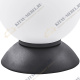 813917*** (MT5092-1BL)  Настольная лампа GLOBO 1х40W  E14 black/white (в комплекте)