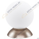 813913*** (MT5092-1GL)  Настольная лампа GLOBO 1х40W  E14 champaine/white (в комплекте)