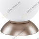 813913*** (MT5092-1GL)  Настольная лампа GLOBO 1х40W  E14 champaine/white (в комплекте)