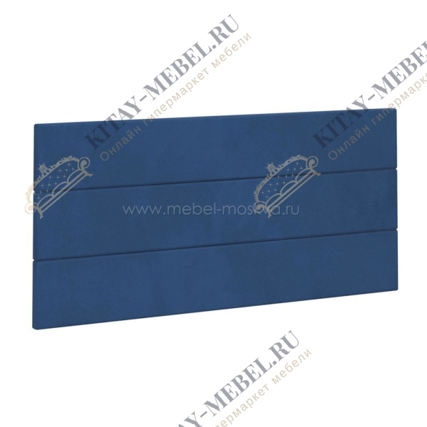 Мягкая вставка для изголовья кровати Илма (синяя) 411.P0216-F61