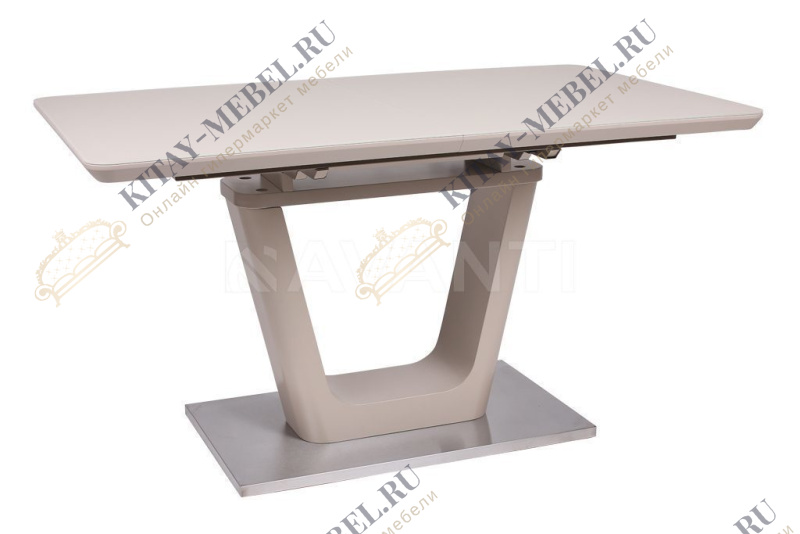 Стол обеденный раскладной VECTRA (1400-1800x850x760) Латте Матовый